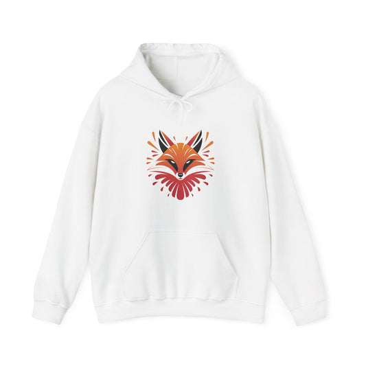 Geometric Wildlife / Fox Hoodie